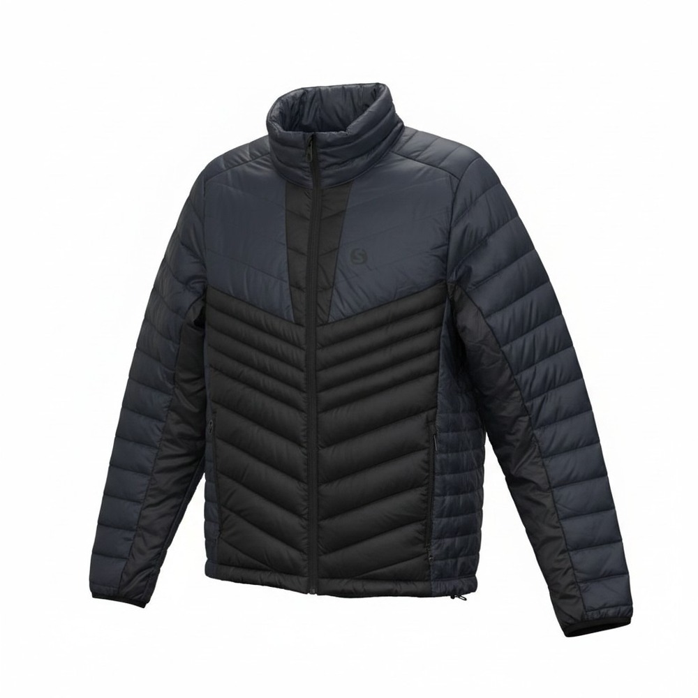 Salomon Halo Down‎ Jacket Puffer Coat Navy Blue and Black Size Small
